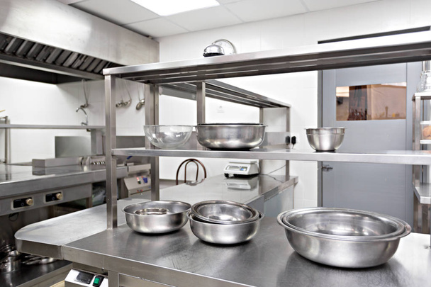 Modern kitchen equipment in a restaurant - Photo, image