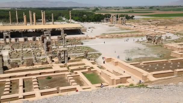 古いペルセポリスの人々 の遺跡、イランの歴史的目的地モニュメント  - 映像、動画
