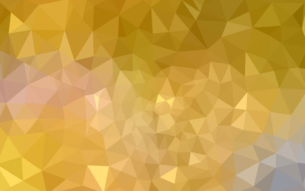 Dark Yellow vector Pattern.  triangular template. Geometric sample. Repeating routine with triangle shapes. New texture for your design. Pattern can be used for background. - Vector, Image