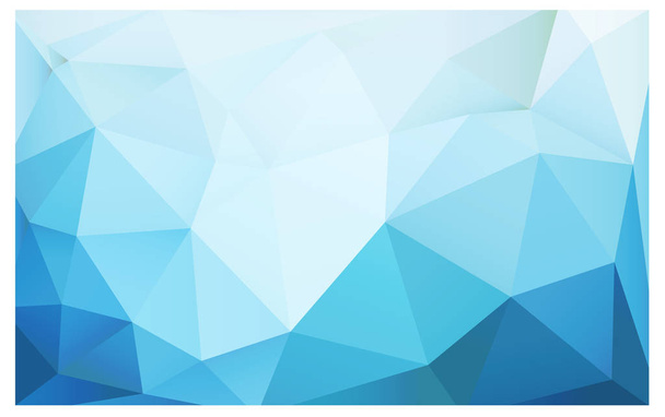 Light BLUE vettore moderno sfondo geometrico astratto. Texture, nuovo background. Sfondo geometrico in stile Origami con gradiente
.  - Vettoriali, immagini
