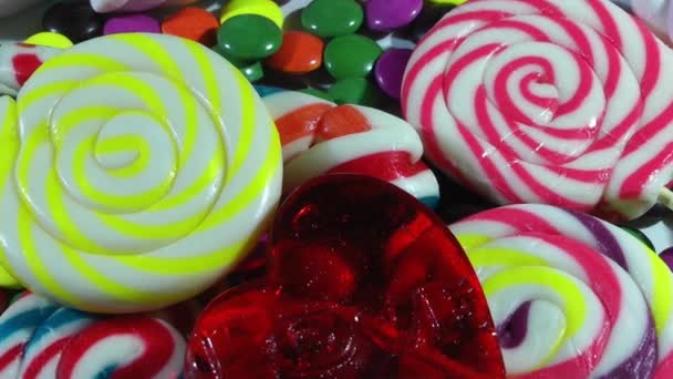 1920 x 1080 25 Fps. nagyon szép közelről színes Candy Mix fordult videóinak.  - Felvétel, videó