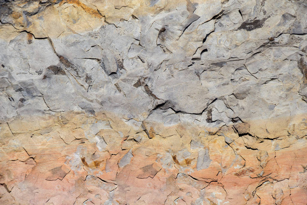 Přírodní skála nebo kámen povrch jako pozadí textury - Fotografie, Obrázek