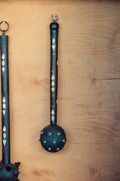Maza decorativa estilo otomano como arma del tiempo medieval - Foto, Imagen