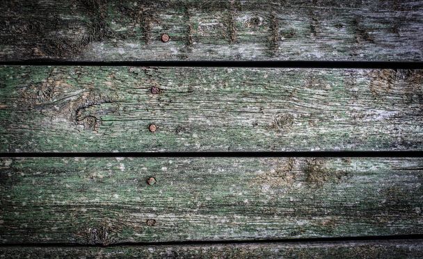 Régi évjárat rusztikus érlelt antik fa szépia panel vízszintes rések, deszkák és sárgák - Fotó, kép