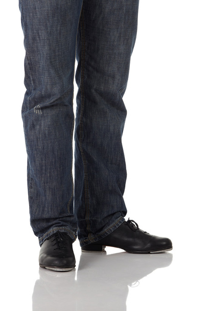 Male tap dancer wearing jeans - Zdjęcie, obraz