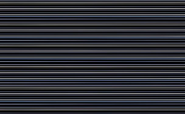 vodorovné pruhy světle bílé stříbrné linky na tmavě černé pozadí abstraktní design pozadí designu - Fotografie, Obrázek