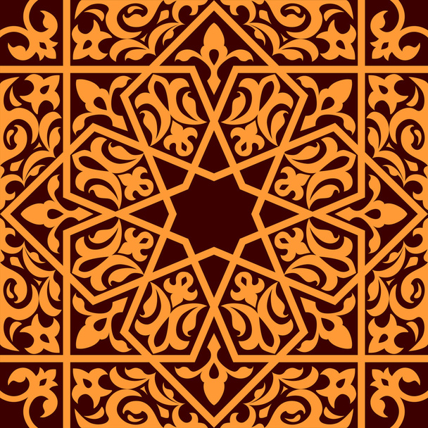 Nahtlose arabische und islamische Ornamente - Vektor, Bild