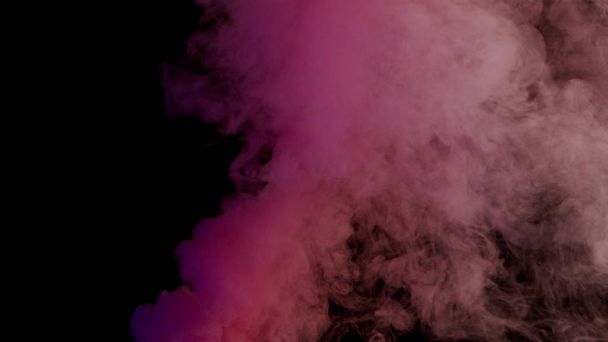 Colorful Smoke on Dark Background - Foto, Imagen