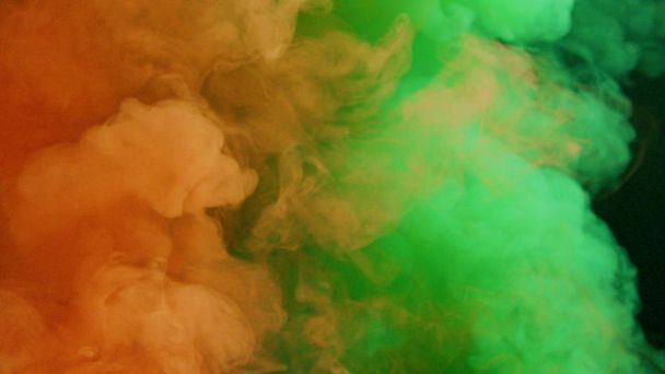 Colorful Smoke on Dark Background - Valokuva, kuva