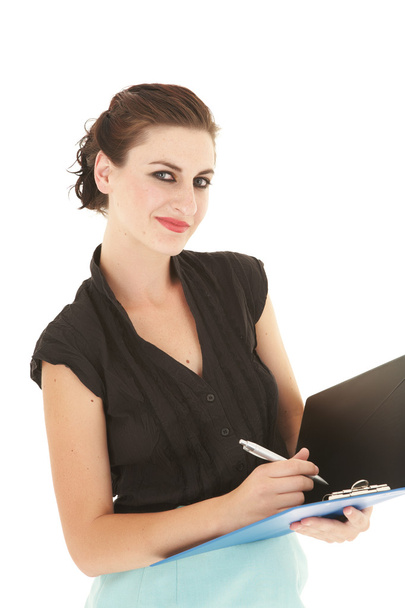 Young adult brunette businesswoman - Photo, Image
