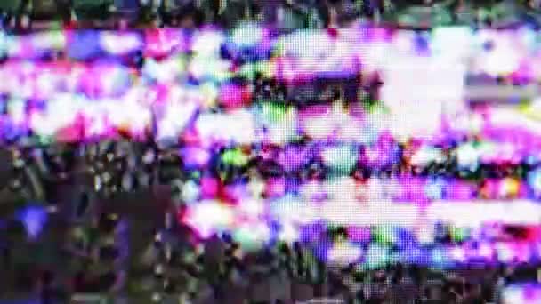 abstract wazig opname vervorming van LCD-monitor - Video