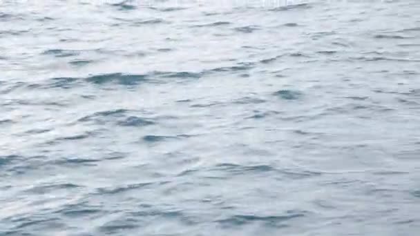 high angle view of waves at sea - Video, Çekim