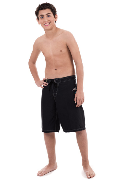 Handsome teenager with trousers only - Foto, immagini