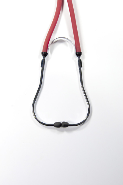 Stethoscope and white background - Photo, image