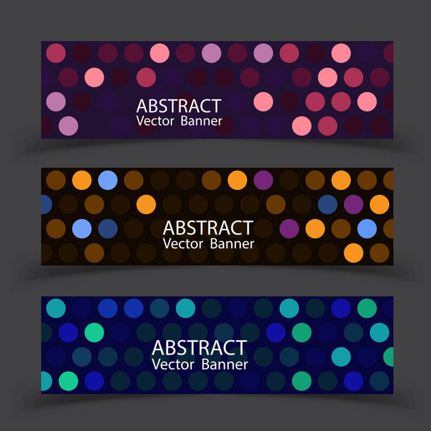 Banner Vector abstract design web template. - Vektor, kép