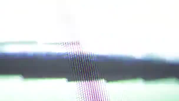 close-up πλάνα της οθόνης οθόνη με interface της ιστοσελίδας - Πλάνα, βίντεο