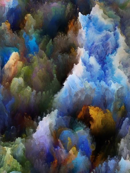 Vida interior de la turbulencia fractal
 - Foto, Imagen