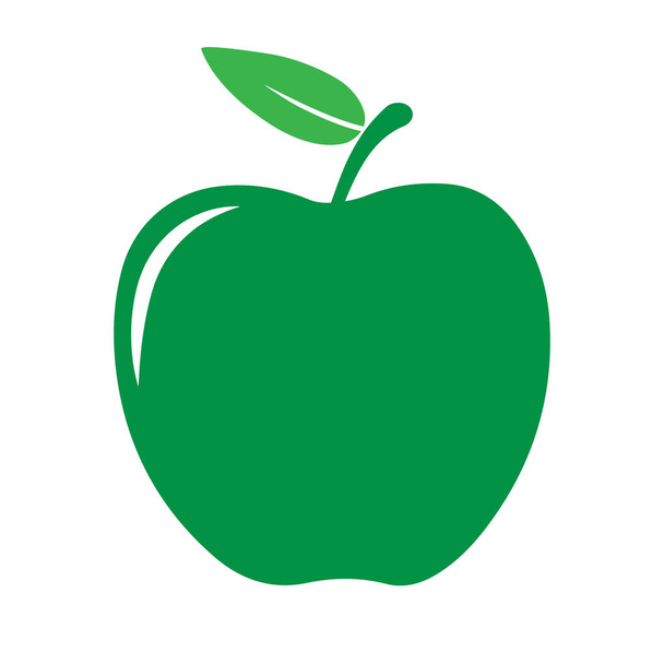 Ikona jabłko. Ilustracja wektorowa - Wektor, obraz