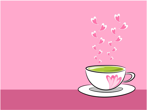 ilustração chá
 - Vetor, Imagem