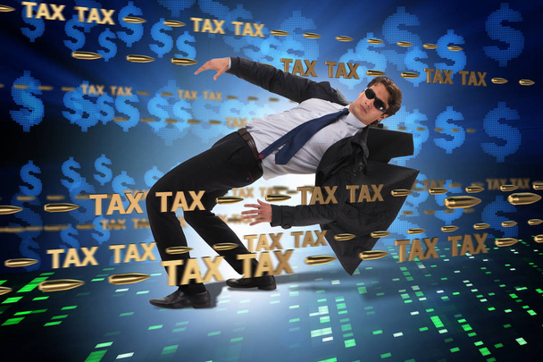 Geschäftskonzept der Steuerzahlungen belastet - Foto, Bild