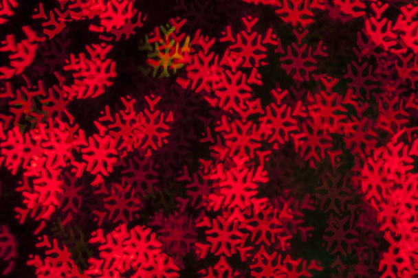 Colorful oriental snowflakes on blurred background - Foto, immagini