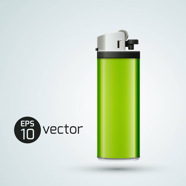 3d Gas Lighter Template - Wektor, obraz