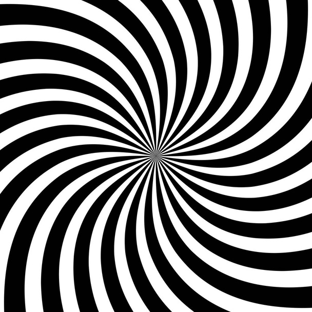 Illustration vectorielle de fond tourbillonnant noir et blanc
 - Vecteur, image