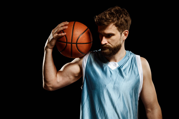 Portrait of a basketball player - Photo, Image