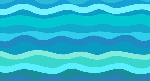 nautische geometrische Tapete der Oberfläche. Meereshintergrund. leuchtende Farben. Muster mit Linien und Wellen. mehrfarbige Textur. dekorativen Stil. Dinamic Kulisse. Doodle für Design und Business - Vektor, Bild