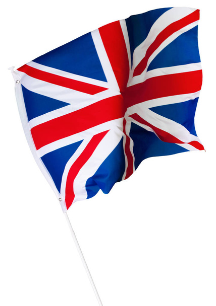 Flag of Great Britain isolated on white background - Foto, Imagen