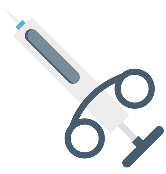 syringe, Injection, Isolated Vector icon that can be easily modified or edit - Vector, Image