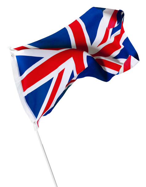 Flag of Great Britain isolated on white background - Foto, Imagen