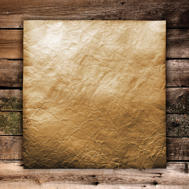 Old paper on wood texture with natural patterns - Photo, Image