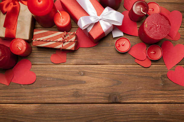 Happy Valentijnsdag achtergrond voor wenskaart - Foto, afbeelding