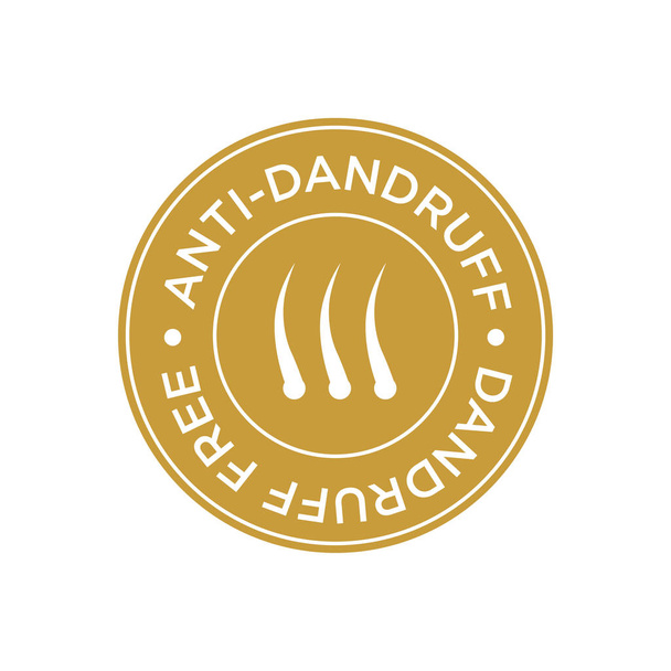 Anti Dandruff rounded icon - Vector, Image