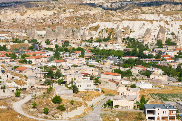 Ortahisar miasta jaskini w capapdocia, Turcja - Zdjęcie, obraz