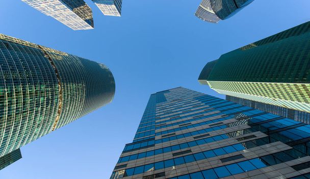 City business skyscrapers - Fotoğraf, Görsel