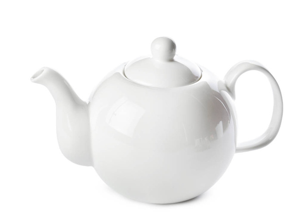 teapot isolated on white - Φωτογραφία, εικόνα