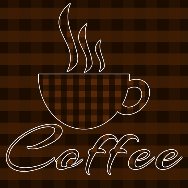 Kaffeetasse und Text - bornay weiß - Foto, Bild