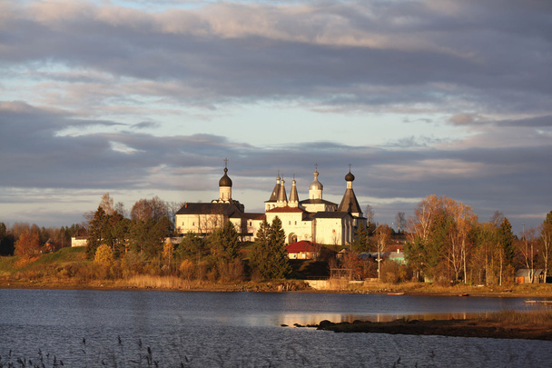 Ferapontov Monastery, an Orthodox church on the lake - Photo, Image