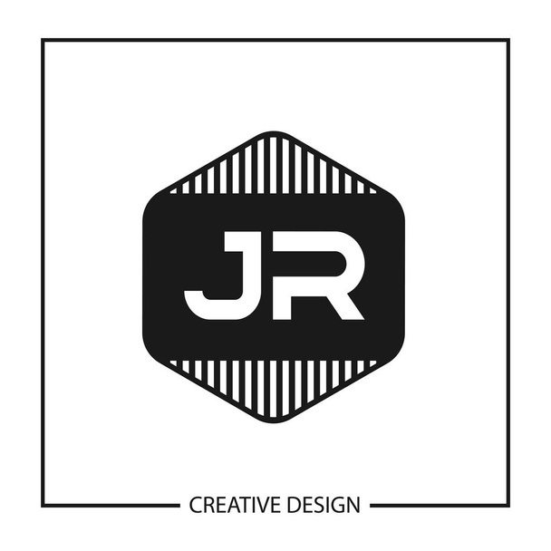 Initial Letter JR Logo Template Design - Vector, Image