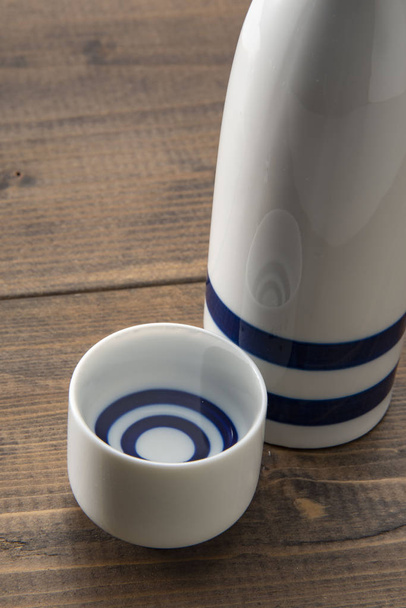 Goût de délicieux saké japonais au Japon
. - Photo, image