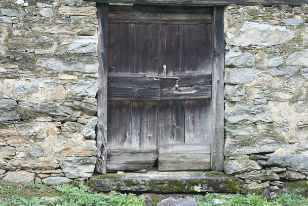 Zbliżenie starych drzwi - Zdjęcie, obraz