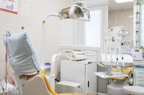 Moscou, Russie - 22 octobre 2018 : Intérieur d'une clinique de stomatologie
 - Photo, image