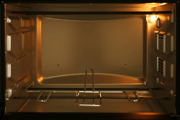Inside view of modern electric oven - Photo, Image