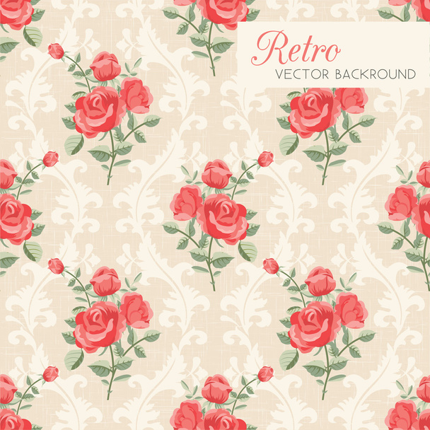 Rose classic pattern - Wektor, obraz