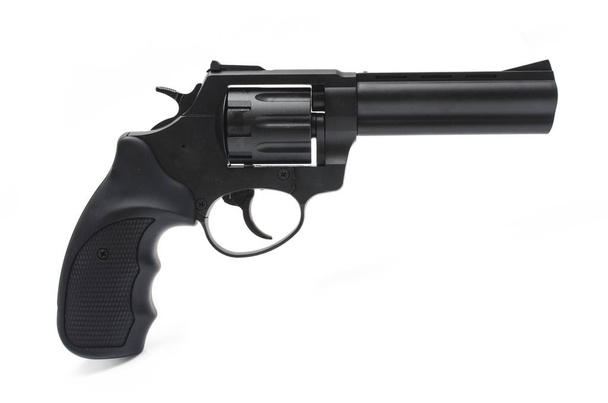 Револьвер изолирован на белом фоне
 - Фото, изображение