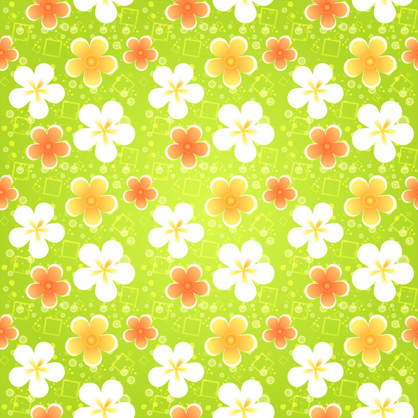 Fondo floral de primavera. Ilustración vectorial
  - Vector, Imagen
