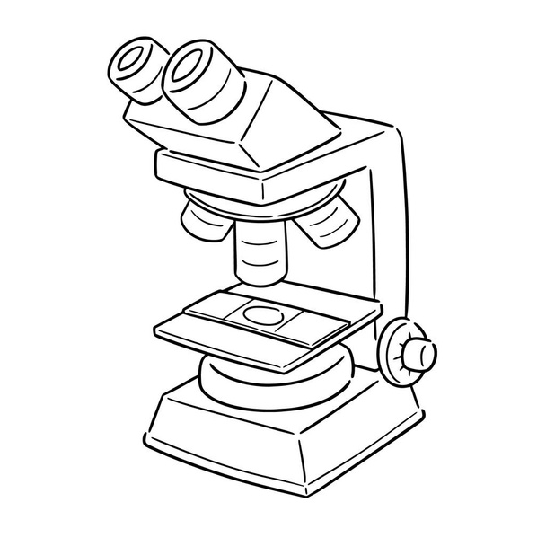 wektor zestaw Mikroskop - Wektor, obraz