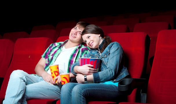 couple in cinema - Foto, immagini
